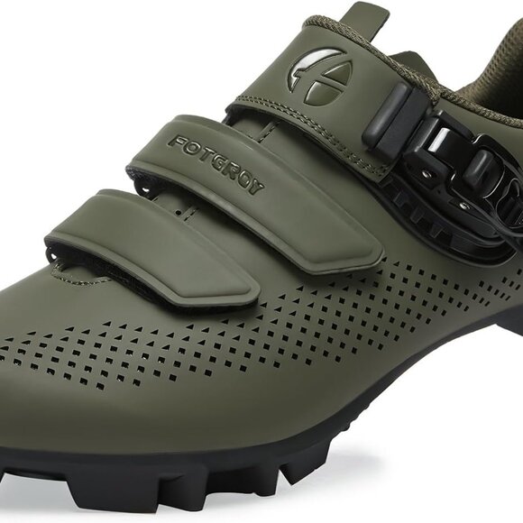 Mens Womens Mountain Bike Shoes SPD Compatible Trail Cycling Shoes Ventilated - Picture 1 of 5